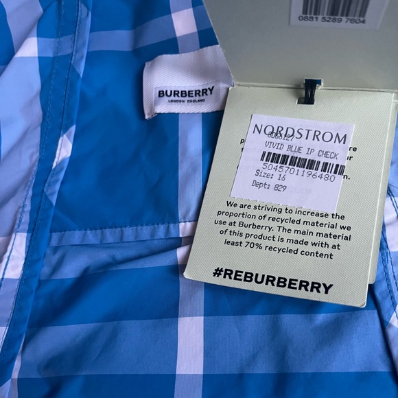 Burberry Emily Nova Check lightweight Jacket, NEW - Picture 16 of 16